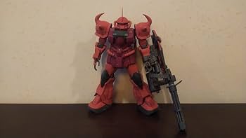 シャア専用　グフカスタム　完成品　塗装完成品　ガンプラ　 HG 1/144 Amazon.co.jp: 塗装済み完成品 MG シャア専用グフカスタム 34